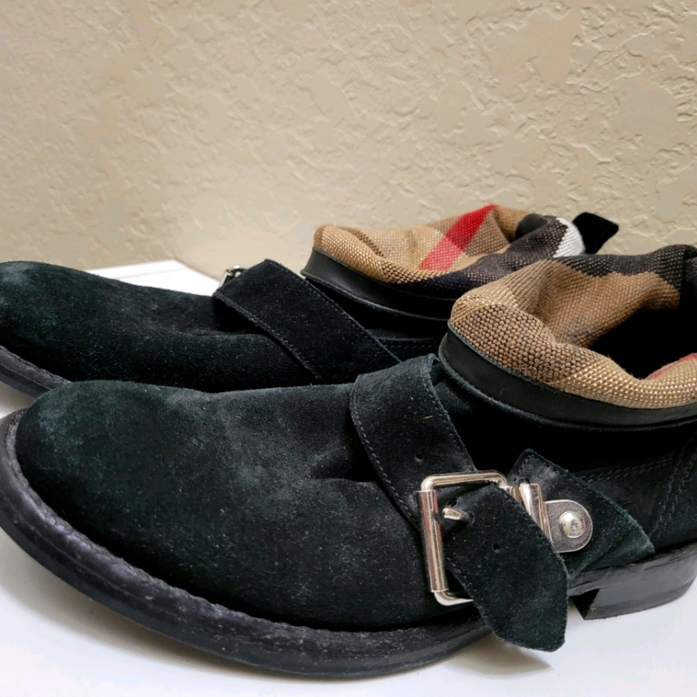 Ankle suede Burberry boots - Picture 2 of 5